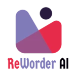 reworder ai writer android application logo